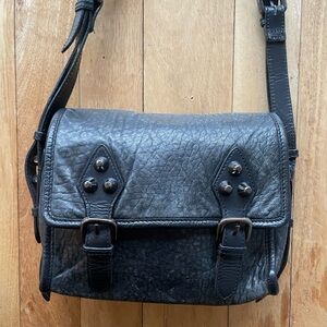 Zadig & Voltaire Textured Black Crossbody Bag